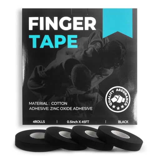 BJJ Tape 0.5" x 45 ft, Strong Athletic Finger Tape for MMA &Judo