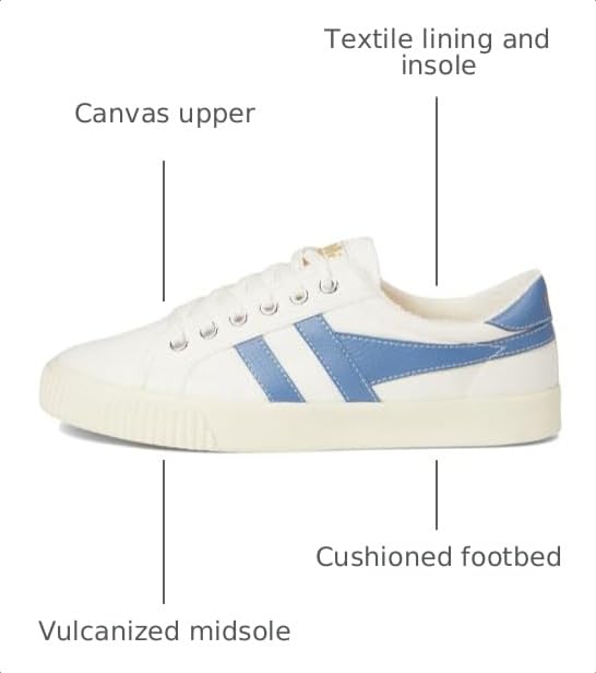 Image of Gola Tennis Mark Cox Off-White /Vista Blue 8 B (M)