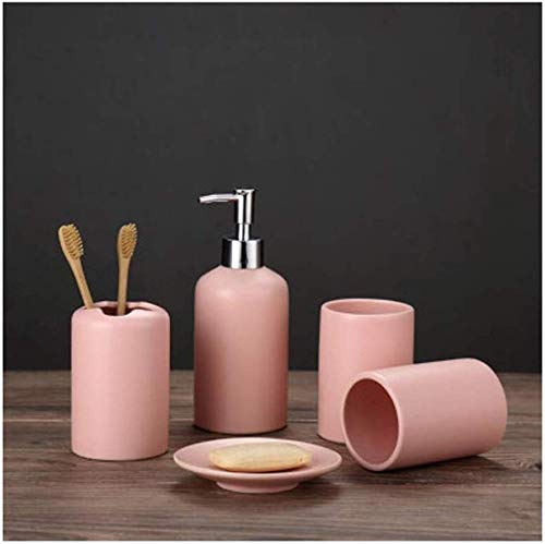Set de baño de cerámica premium MU Belleza con acabados artesanales de alta calidad