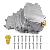 Upgrade aluminum engine oil pan,Compatible with Ford F150 2017-2019 3.5L,F150 2018 3.3L, Expedition 2018-2019 3.5L,Compatible with Lincoln Navigator 2018 3.5L - Replacement part number HL3Z-6675-A