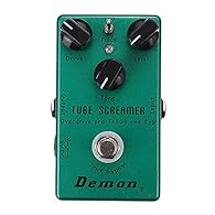 Vintage Tube Screamer Overdrive ts9/ts808 switch for two effects mode(ts9 and ts808) Volume, Tone, Drive controls True Bypass Color: green