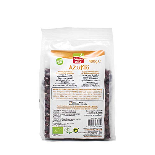 La Finestra Sul Cielo Azukis bio gluten free, envase compostable- La Finestra sul Cielo - 400g (Caja 6 uds - Total: 2400g)