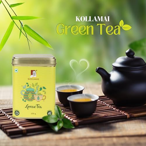 Image of KOLLAMAI Premium Loose Leaves (100gm, Green Tea, Kollamai Green Tea)