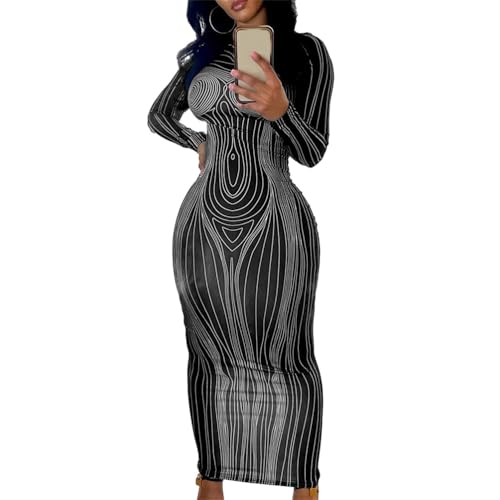 Vestido Ceñido Al Cuerpo Cruzado En Espalda Manga Larga - Vestidos 251