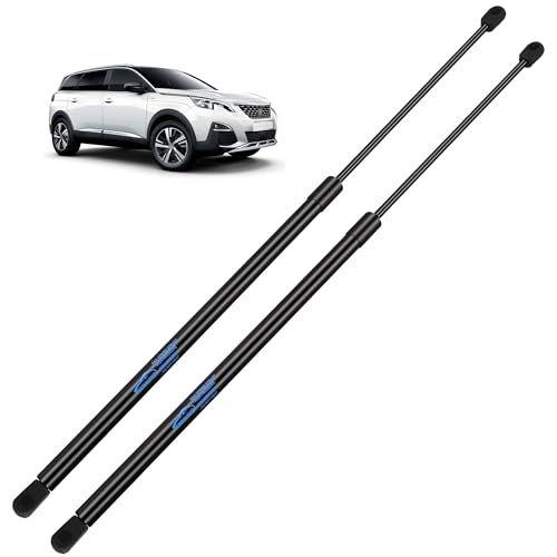 Koaudb 2Pcs Boot Struts for Peugeot 5008 2018 2019 2020 2021 2022 Rear Tailgate Boot Gas Struts Gas Strut Heavy Duty Lift Support System Car Gas Struts Rear Tailgate Boot