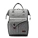 CALIYO Wickelrucksack groß, Baby Wickeltasche multifunktional, Windeltasche, Babytasche Schulrucksack Picknick Rucksack Tagesrucksack unisex Damen und Herren (grauH)