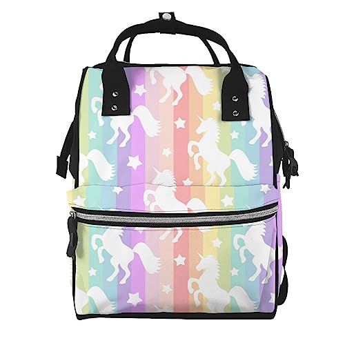 Sac à dos à couches multicolore grand volume pour ordinateur portable homme femme