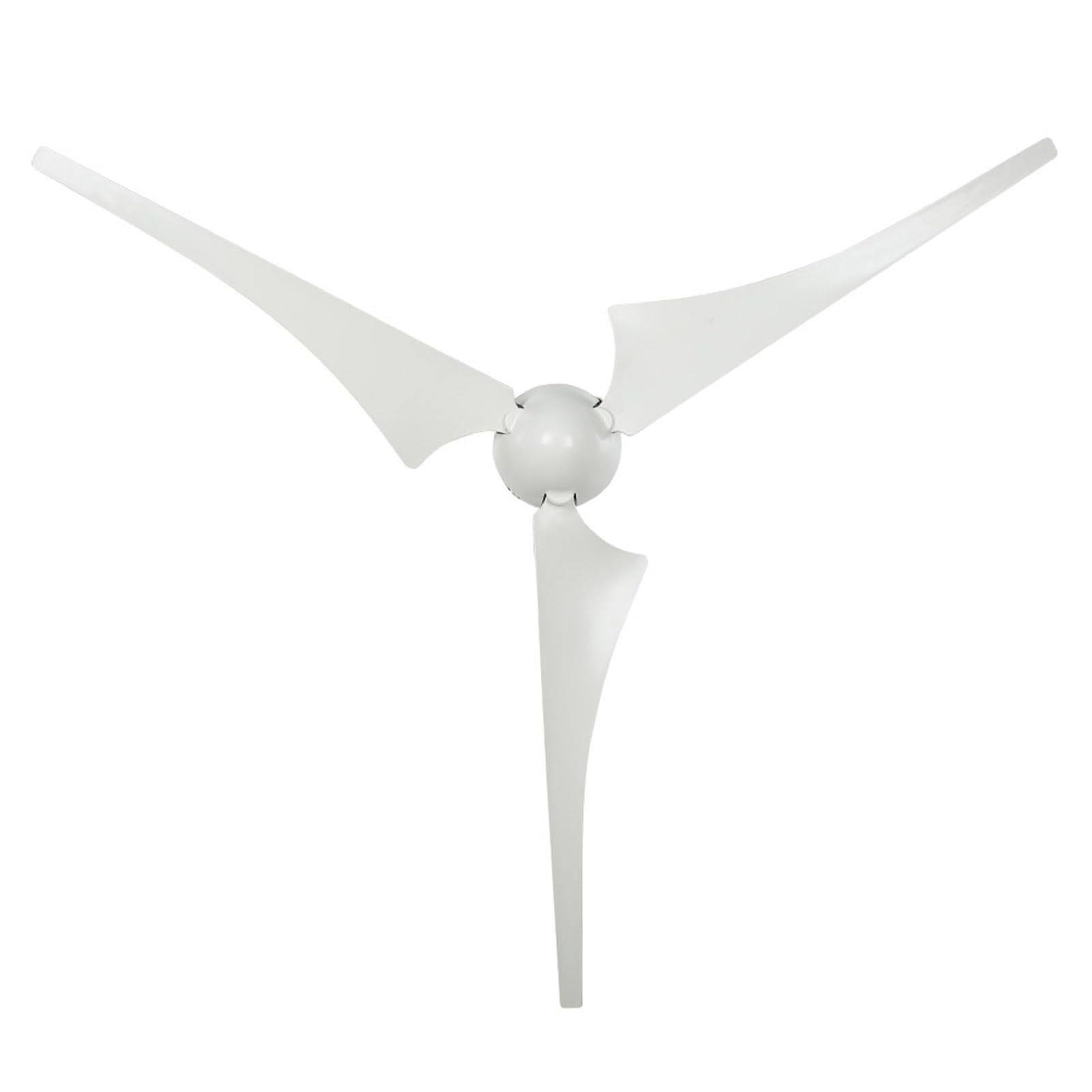 Fafeicy Generatore Eolico S3 300W Generatore Eolico 300W 3 Pale 630mm, con Pale in Fibra di Nylon e Cuscinetto a Sfere a Doppia Scanalatura per Uso Domestico Fuori Rete (24V)