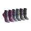 Black Fashion Assorted (6 Pairs)