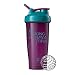 Be Strong BeYOUtiful on BlenderBottle brand Classic shaker cup, 28oz Capacity, Includes BlenderBall whisk (Plum/Teal - 28oz)