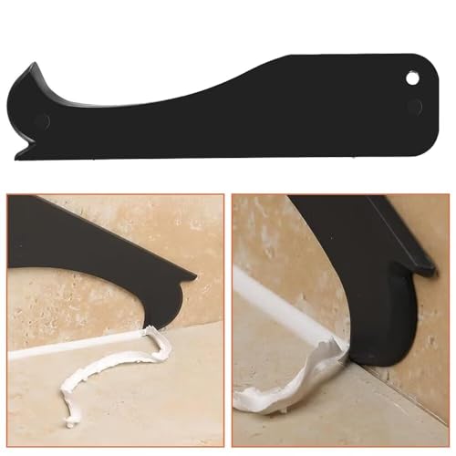 WOLMIK Silikonentferner, 5 Stück Fugenglätter Set, Silikon Caulking Werkzeug Kit, Silikon Schaber Silikonentferner Dichtungswerkzeuge für Küche Bad Boden Fliesen