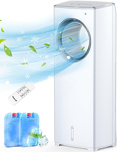 BREEZEWELL 3-IN-1 Windowless Portable Air Conditioner, 32-INCH Evaporative cooler, 3 Wind Speed & 4 Modes,Washable Tank, 8H Timer & Remote Bladeless Evaporative Air Cooler for Room Home Bedroom Office BREEZEWELL 3-IN-1 Windowless Portable Air Conditioner, 32-INCH Evaporative cooler, 3 Wind Speed & 4 Modes,Washable Tank, 8H Timer & Remote Bladeless Evaporative Air Cooler for Room Home Bedroom Office