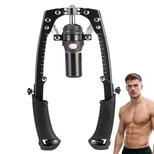 2025 New All-in-One Adjustable Hydraulic Power Chest Press Machine, Chest Expander & Forearm Strengthener, for Upper Body & ABS Fitness (Without Wheels)