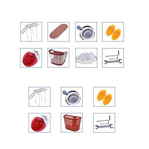 Vélo rétro 26 pouces chamois au design soigné et vitesses variables - 4