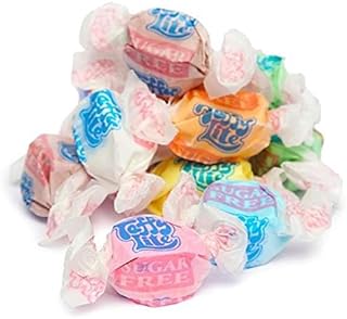 1 lb Sugar-Free Salt Water Taffy by Nuts To You | Classic Chewy Fruit-Flavored Candy | Low-Carb, No Added Sugar, Diabetic-Friendly | Soft & Delicious Pack for Guilt-Free Snacking