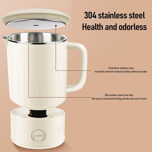 Tetera Eléctrica de Viaje 600ml 600W Acero Inoxidable miniatura 6