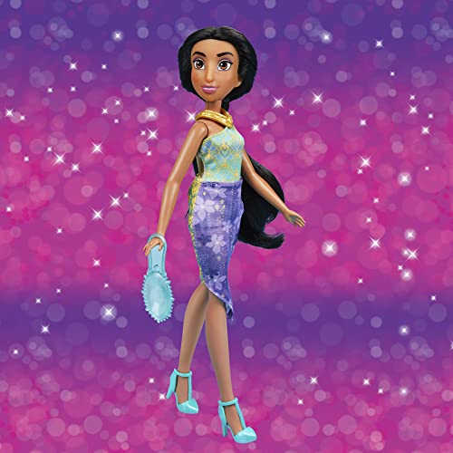 Disney Princesses Le Dressing de Jasmine et Raiponce, Armoire avec Tenues pour poupées, Jouet pour Enfants, dès 3 Ans