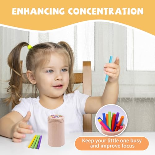 Yhhytoy YHMK-PHMG1 Montessori Toys For 1+ Year Old, Toddler 18 Month Old Toys Color Sorting Preschool Learning Activities thumb #3