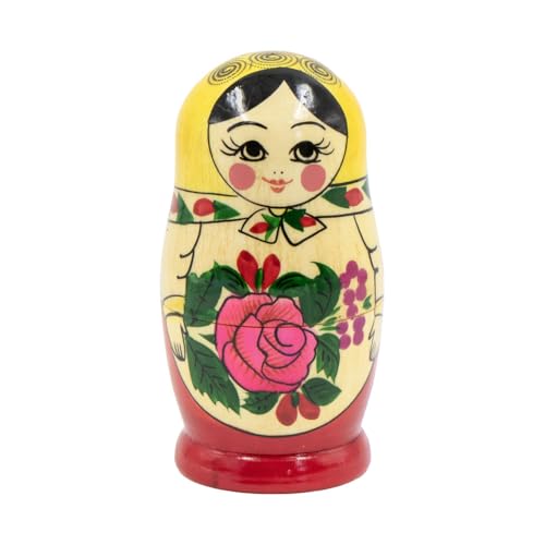 Rukauf Matriochka Matryoshka 5 poupées à emboîter 11 cm - Poupée en bois