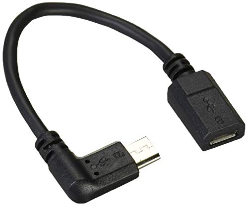 最安値 エレコム Micro Usb L字変換ケーブル 右側接続タイプ 0 1m Tb Mbfmbr01bk 1個 Elecomの価格比較