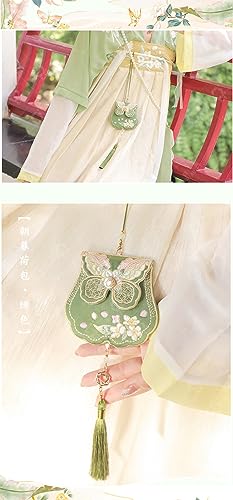 Bolsita estilo antiguo de 10cm con bordado miniatura 4
