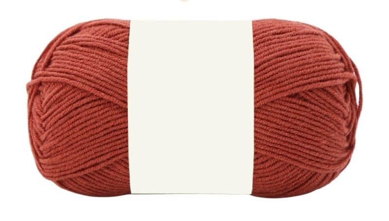 Fil mélangé coton à 3 épaisseurs pour crochet lot de 5 rouleaux multicolores