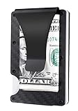 Men's RFID Blocking Leather Wallet - Front Pocket Bifold Wallet With Money Clip