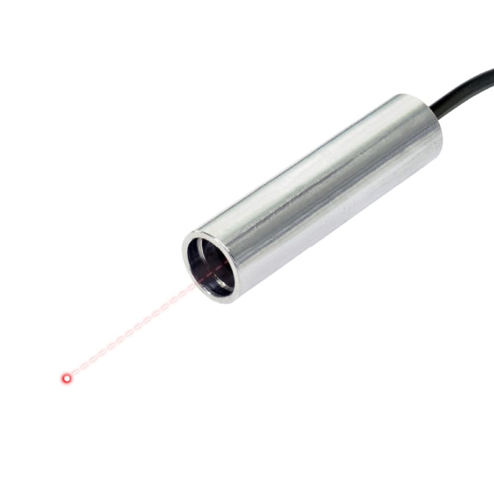 Red Circular Dot Laser Module with TTL Modulation, 635nm Class I, 3~6VDC, <1 Meter Working Distance, VLM-635-61 LPO - Industrial Alignment Laser for Medical, Laboratory, Machine Vision — image 1