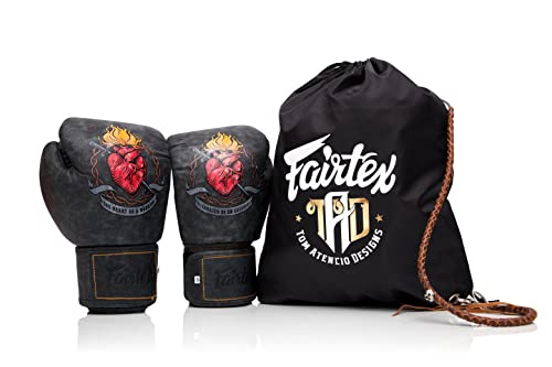Fairtex Heart Of A Warrior Premium Muay Thai Boxing Glove - Limited Edition 12 Oz #TOP7