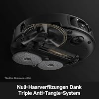 MOVA P70 Pro Ultra Saugroboter 30.000Pa Saugkraft Schwarz | 260 U/min Wischmoppmotor mit 12N Anpressdruck, 100 °C PTC-JetSpray-Trocknungsbrett, 1h Wischmopptrocknung – Ansicht 5