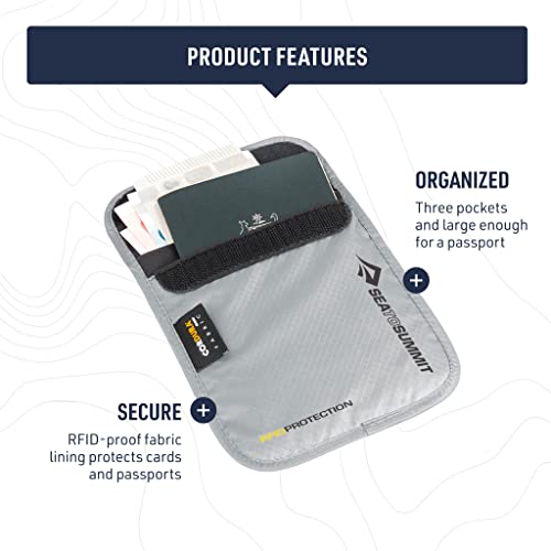 Sea to Summit Travelling Light Neck Pouch RFID, Large4