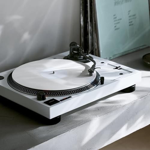 Image of Audio-Technica AT-LP120XBT-USB-WH Wireless Direct-Drive Turntable (Analog, Wireless & USB), Fully Manual, 3 Speed, Convert Vinyl to Digital, Built-in Pre-Amp, White