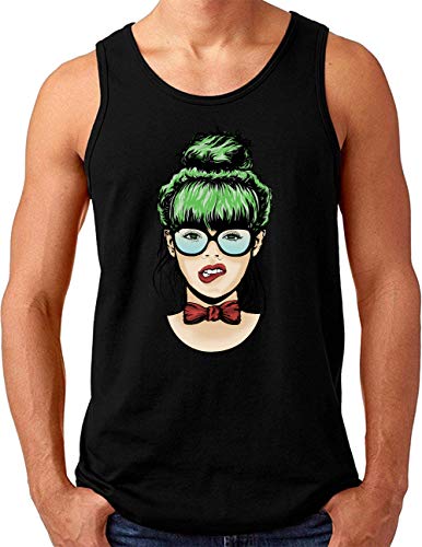 Débardeur homme noir grande taille 4XL t-shirt sans manches imprimé anime OM3