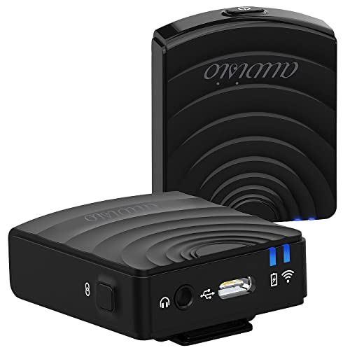 auvisio Lavalier: Digital Funkmikrofon & -Empf&auml;nger-Set, Klinke 2,4GHz, Reichweite 25m (Mikrofon Funk, Lavalier-Mikrofon, &Uuml;berwachung)