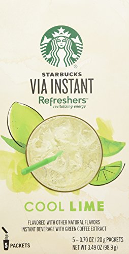 Starbucks VIA Refreshers Cool Lime (5-Packet, Pack of 3)
