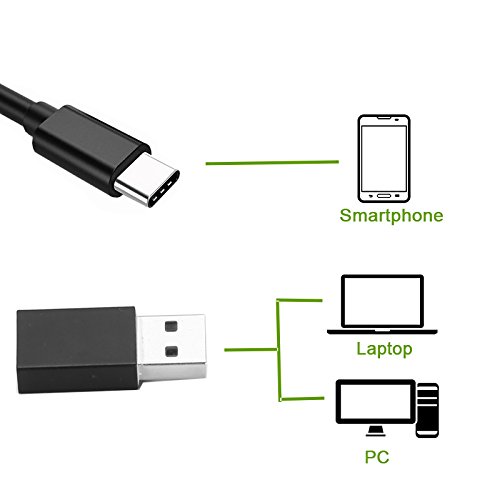 Usb Snake Inspection Camera, Fantronics Usb C Borescope, Scope Camera With 8 Led Lights For (16.4Ft) Otg Android Phone, Windows Pc, Macbook #TOP2