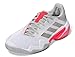 Produktbild adidas Damen Barricade 13 Tennis Sneaker, Weiß/Champagner-Metallic/Lucid Red, 39 1/3 EU