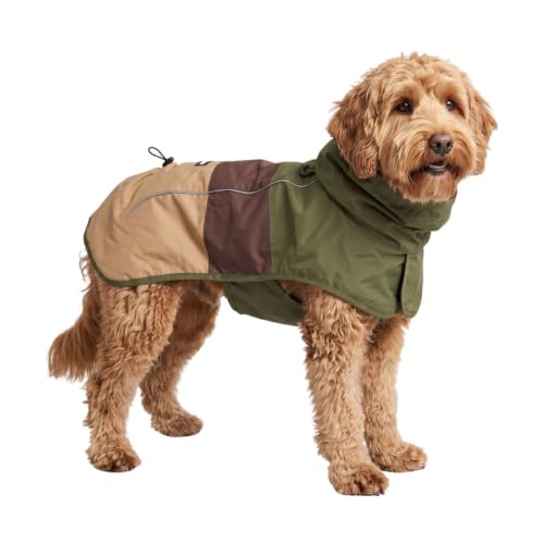 Spark Paws Dog Raincoat - Waterproof Rain Jacket w/Hood, Full Coverage