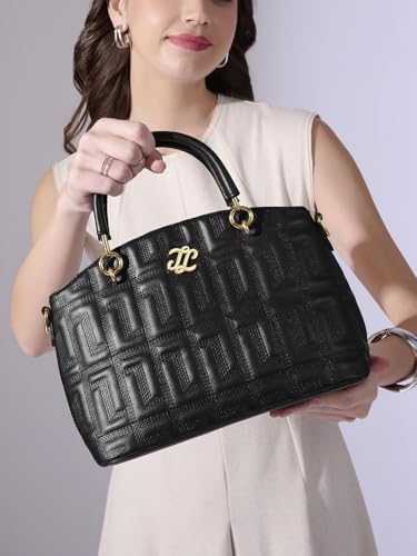 Image of Lavie Signature Women's Quilt Tinian Satchel Handbag | Satchel Bag For Work | Ladies Purse | Stylish Shoulder Bag | Gift For Women