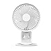 Atmm atm 4000 mAh 8-calowy klips na wentylator 3Speeds Fast Air Cyrulation Usb. Wentylator, wytrzymały zacisk przenośny PROWADZONY Ciepła lampa 360 ° obrót Atmm atm (Color : White)