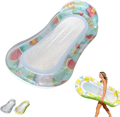 Flotteur de piscine hamac d'eau en maille de 160 cm pour adulte