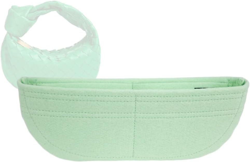 ズモーニ プレミアム ボテガ ヴェネタ ミニ ジョディ – プレミアム フェルト 財布 ハンドバッグ (ハンドメイド / 25色展開) [Purse Organizer, Liner, Insert, Shaper] (クォーツピンク)