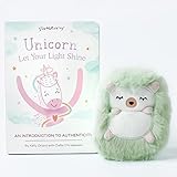 Slumberkins Unicorn, Let Your Light Shine Board Book & Seafoam Hedgehog Mini | Supports Authenticity & Social Emotional Intelligence for Ages 0+