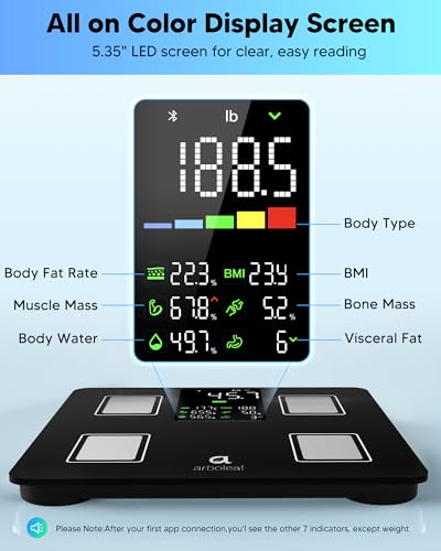 Image of arboleaf Smart Scale and Tape Measure, Body Fat Measuring Tape