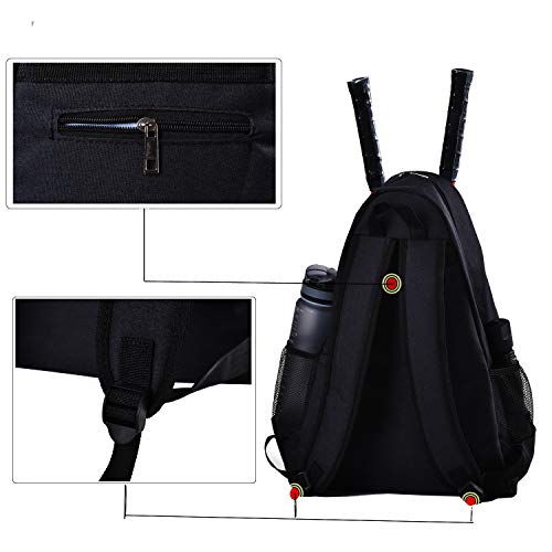 image for KHIKILY Tennis Bag Tennis Racket Backpack, Large Size Tennis Racket,Pi