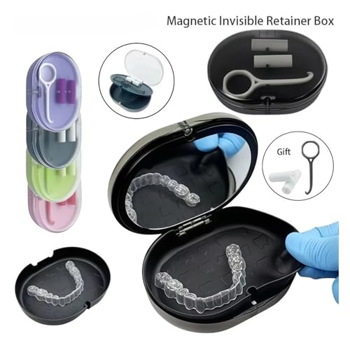 Boîte de rangement de retenue orthodontique pour aligneurs et prothèses
