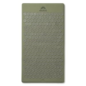 ShaktiMat Premium Acupressure Mat, Level 1 in Tulsi, Massage Muscles, Aid Sleep & Unlock Inner Tension | Similar to Acupuncture, No Needles Required | Organic Cotton Certified