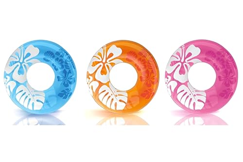 Image of Printed Swimming Ring Swim Tube for Kids Adult Woman 9+ Years 36 inch