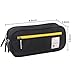 MontoSun Pencil Case Big Capacity Pencil Pen Case Bag Pouch Holder Large Storage Stationery Bag Desk Organizer for Pens Pencils Markers Cosmetic Brush Girls Boys Adults School Office Supplies,Black