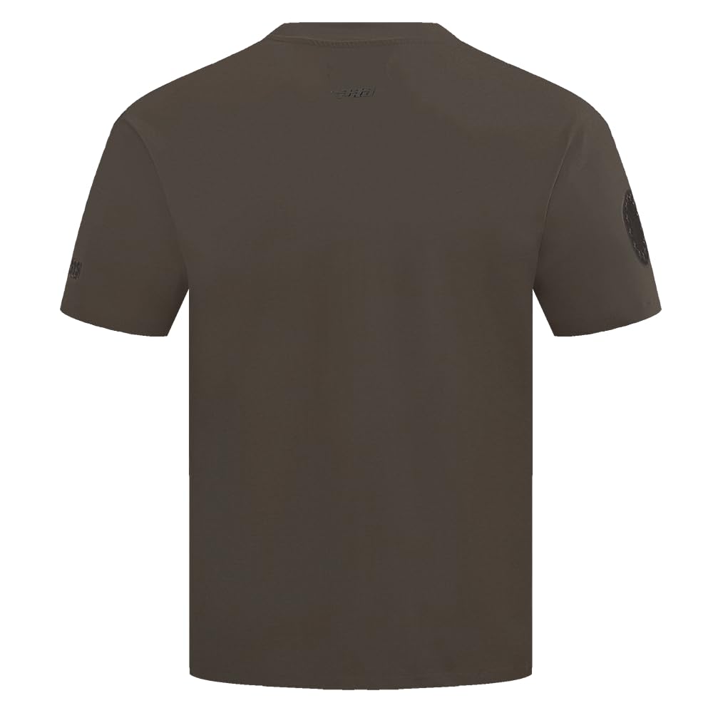 PRO Standard Men's NBA Neutral Short Sleeve Tee, Dark Taupe - Image 3